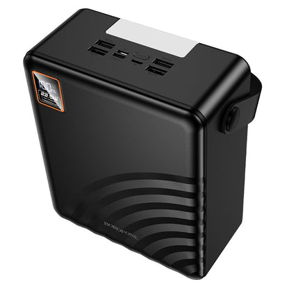 Išorinė baterija Power Bank Borofone BJ85 22.5W+PD20W 100000mAh juoda