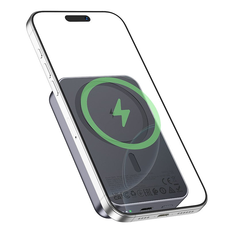 Išorinė baterija Power Bank Hoco J160A PD20W MagSafe 10000mAh juoda