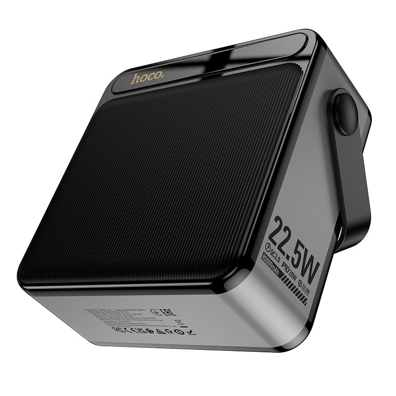 Išorinė baterija Power Bank Hoco J161 22.5W+PD20W 80000mAh juoda