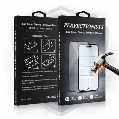 LCD apsauginis stikliukas Perfectionists 2.5D Super Strong Tempered Glass Samsung S928 S24 Ultra juodas