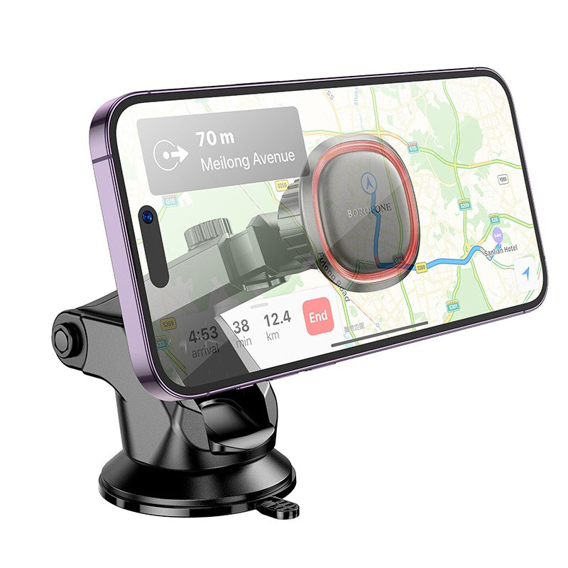 Automobilinis telefono laikiklis Borofone BH125 (dashboard) juodas