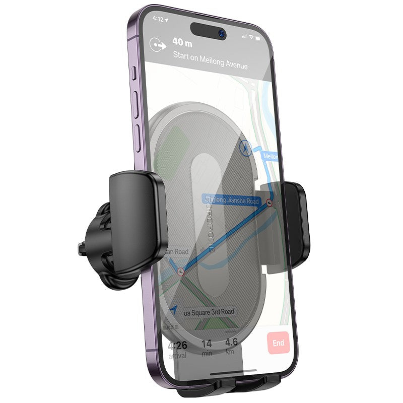 Automobilinis telefono laikiklis Borofone BH133 (air vent) juodas