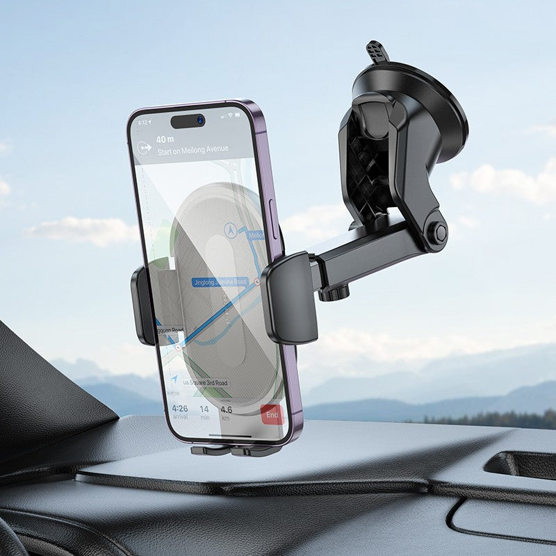 Automobilinis telefono laikiklis Borofone BH134 (dashboard) juodas