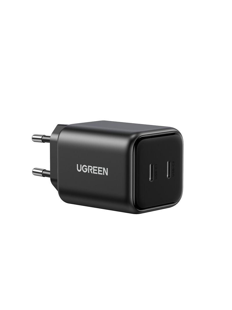 Įkroviklis Ugreen X526 GaN 45W 2xUSB-C juodas (65058)