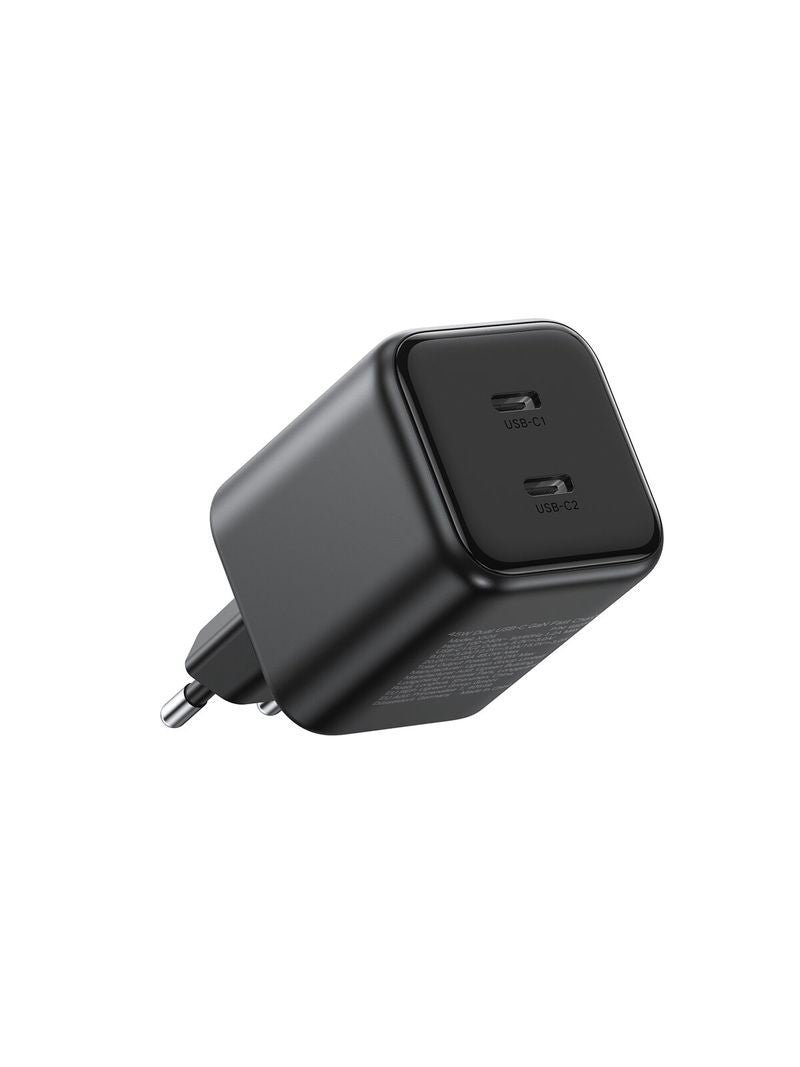 Įkroviklis Ugreen X526 GaN 45W 2xUSB-C juodas (65058)