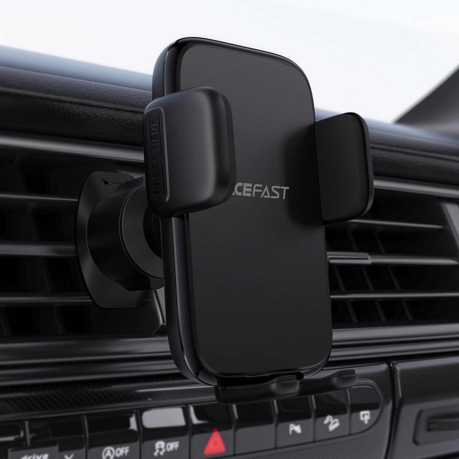 Automobilinis telefono laikiklis Acefast D27 (air vent) juodas