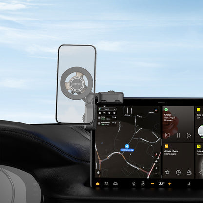 Automobilinis telefono laikiklis Acefast D43 (dashboard screen) juodas
