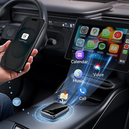 Belaidis CarPlay/Android Auto adapteris Acefast QC1 juodas