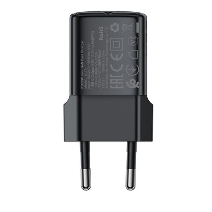 Įkroviklis Acefast A117 20W GaN USB-C juodas