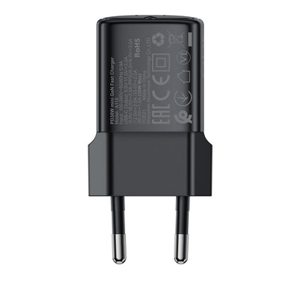 Įkroviklis Acefast A118 30W GaN USB-C juodas