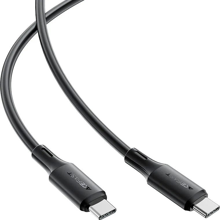 USB kabelis Acefast C17-03 USB-C to USB-C 1.2m juodas