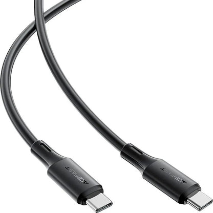 USB kabelis Acefast C17-03 USB-C to USB-C 1.2m juodas