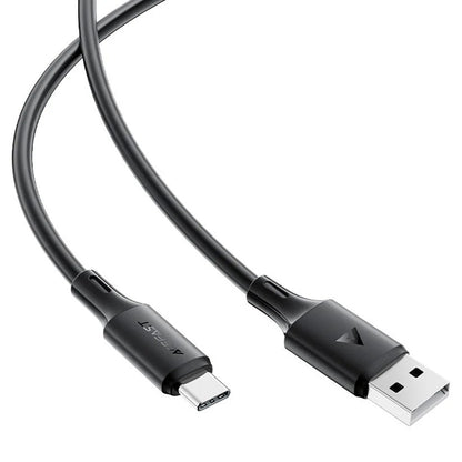USB kabelis Acefast C17-04 USB-A to USB-C 1.2m juodas