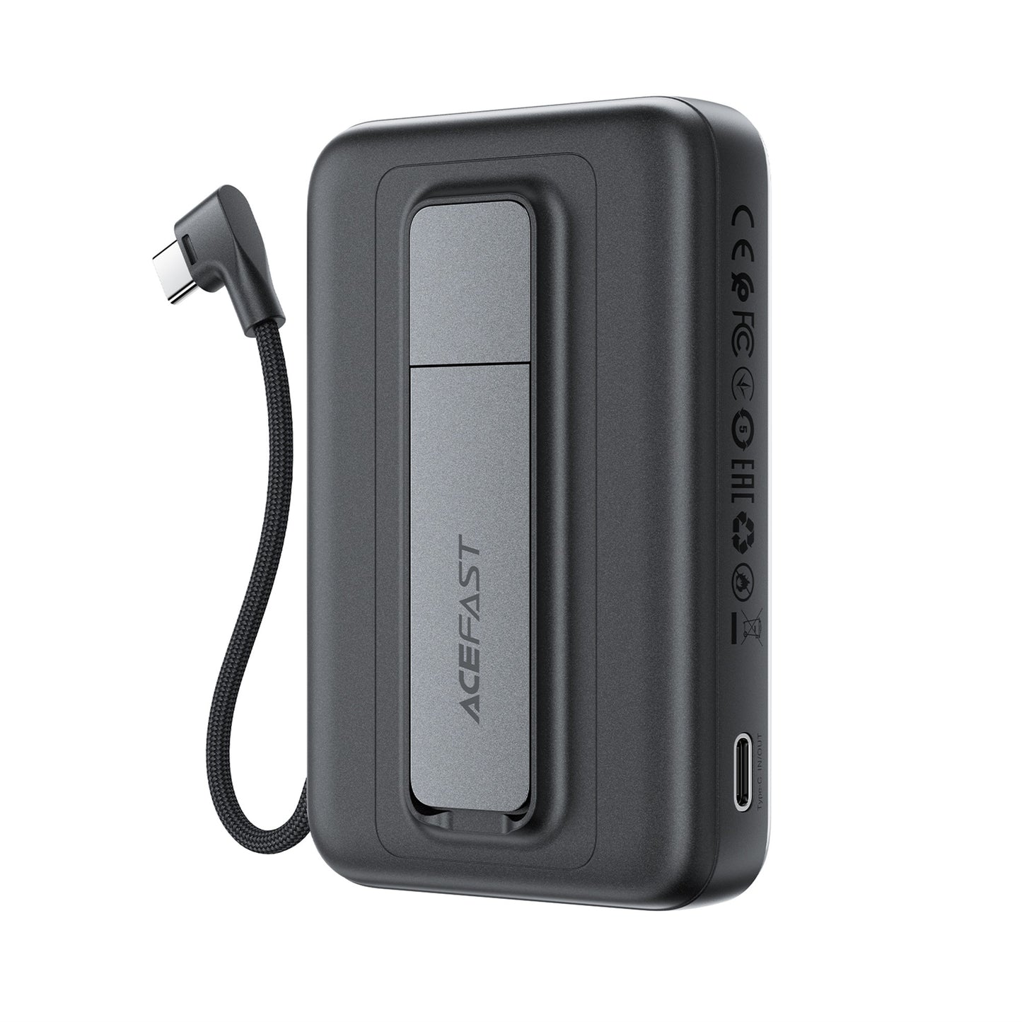 Išorinė baterija Power Bank Acefast M24-10000 22.5W Magnetic Wireless 10000mAh juoda