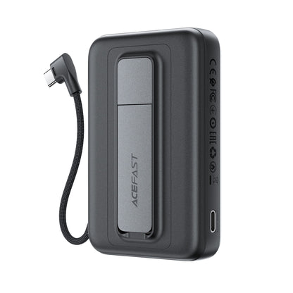 Išorinė baterija Power Bank Acefast M24-10000 22.5W Magnetic Wireless 10000mAh juoda