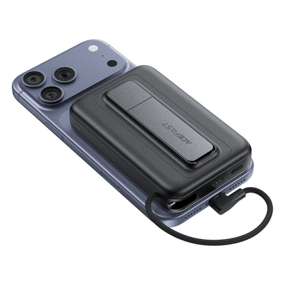 Išorinė baterija Power Bank Acefast M24-10000 22.5W Magnetic Wireless 10000mAh juoda