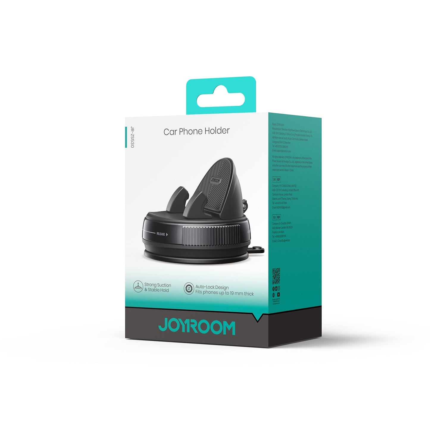 Automobilinis telefono laikiklis Joyroom JR-ZS530 (dashboard) juodas