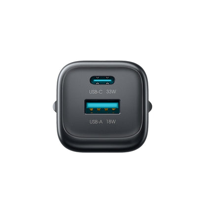 Įkroviklis Joyroom JR-TG7 33W USB-C/USB-A juodas