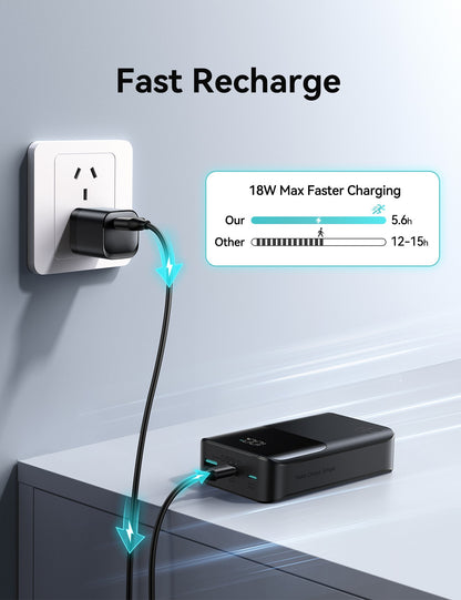 Išorinė baterija Power Bank Joyroom JR-QP192 Mini 22.5W 20000mAh juoda