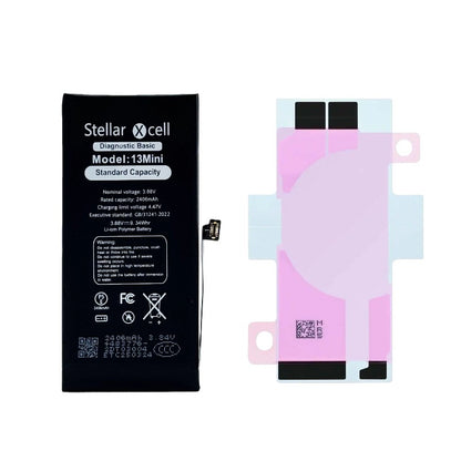 Akumuliatorius StellarXcell Diagnostic Apple iPhone 13 mini 2410mAh (Standart Capacity + HQ Copy BMS)