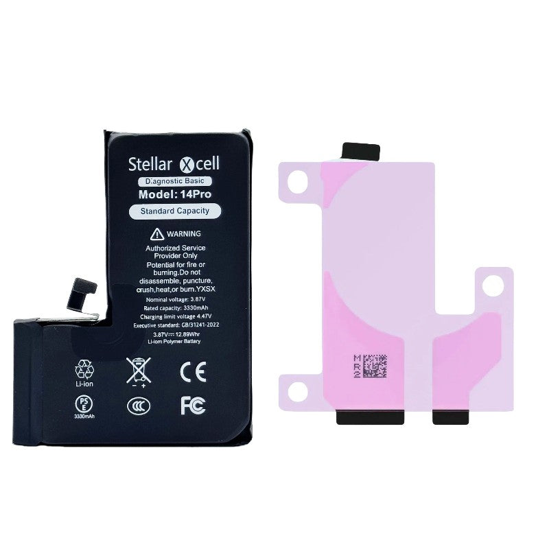 Akumuliatorius StellarXcell Diagnostic Apple iPhone 14 Pro 3200mAh (Standart Capacity + HQ Copy BMS)
