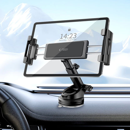 Automobilinis planšetinio kompiuterio laikiklis Tech-Protect V4 juodas