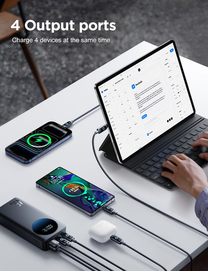 Išorinė baterija Power Bank Joyroom JR-PBF02 Pro 45W 20000mAh juoda