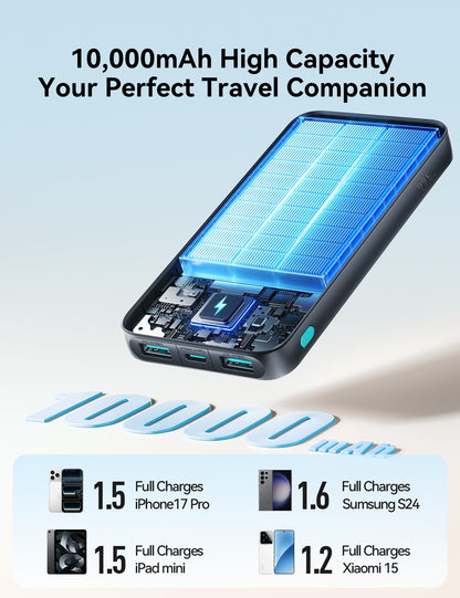 Išorinė baterija Power Bank Joyroom JR-PBF12 Pro 22.5W 10000mAh juoda