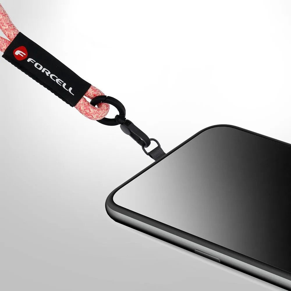 Dirželis telefonui Forcell F-Design R10X40 rožinis