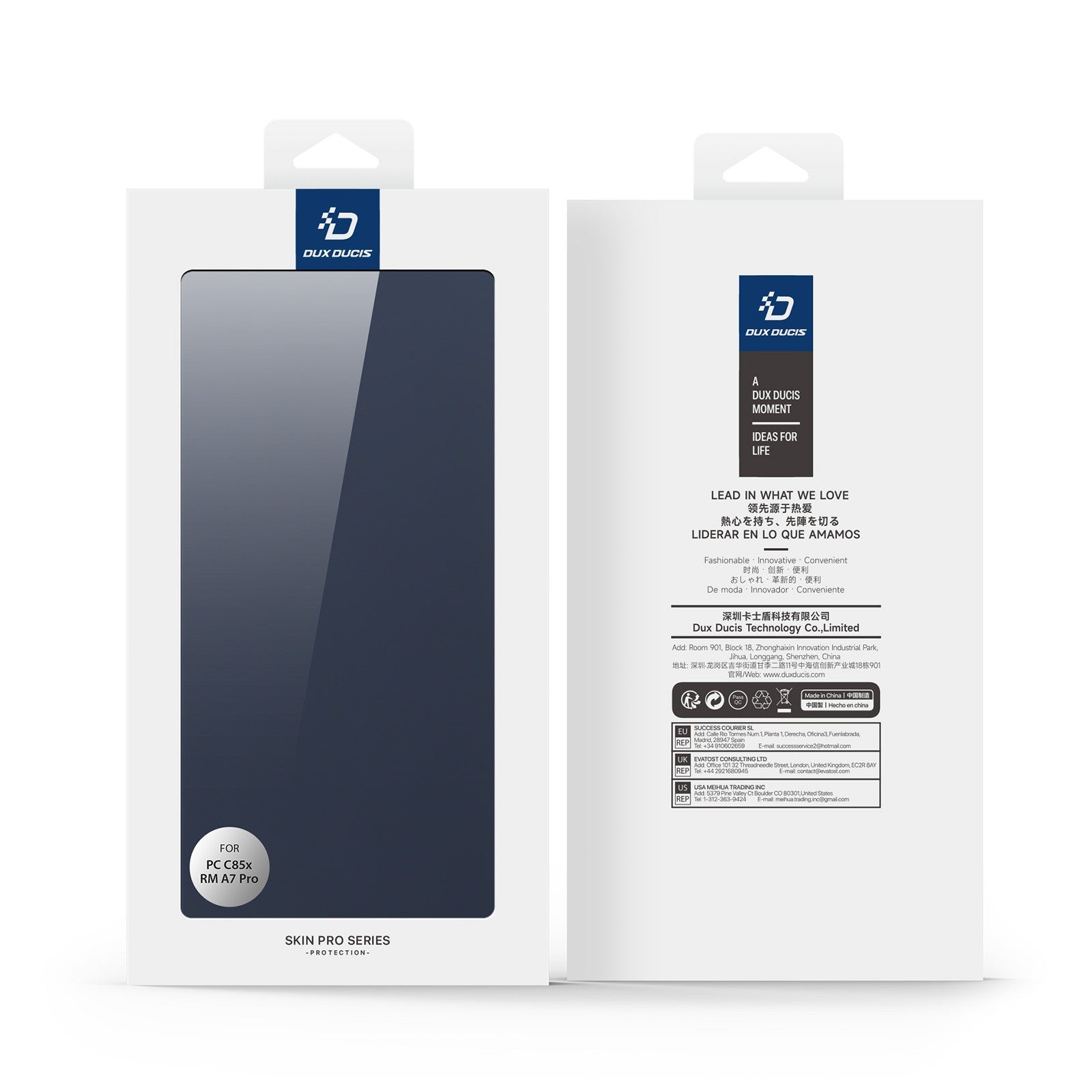 Dėklas Dux Ducis Skin Pro Xiaomi Redmi A7 Pro 4G/5G tamsiai mėlynas