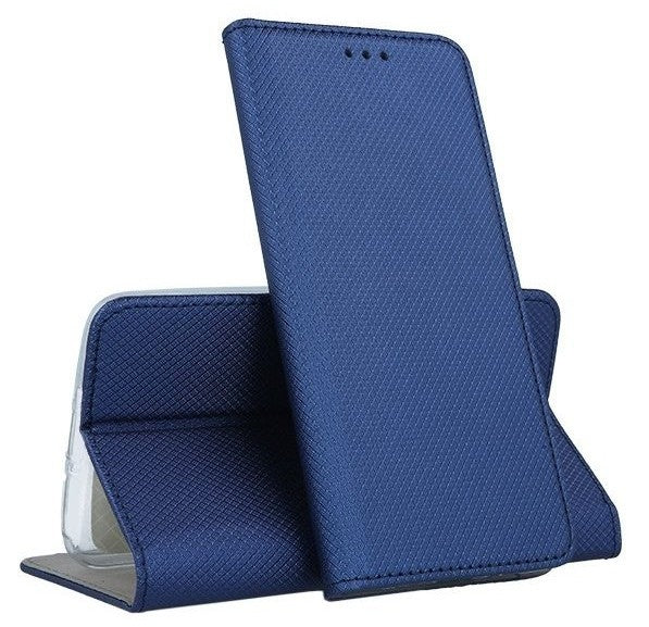 Dėklas Smart Magnet Xiaomi Redmi Note 15 Pro Plus 5G tamsiai mėlynas
