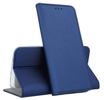 Dėklas Smart Magnet Xiaomi Redmi Note 15 Pro Plus 5G tamsiai mėlynas