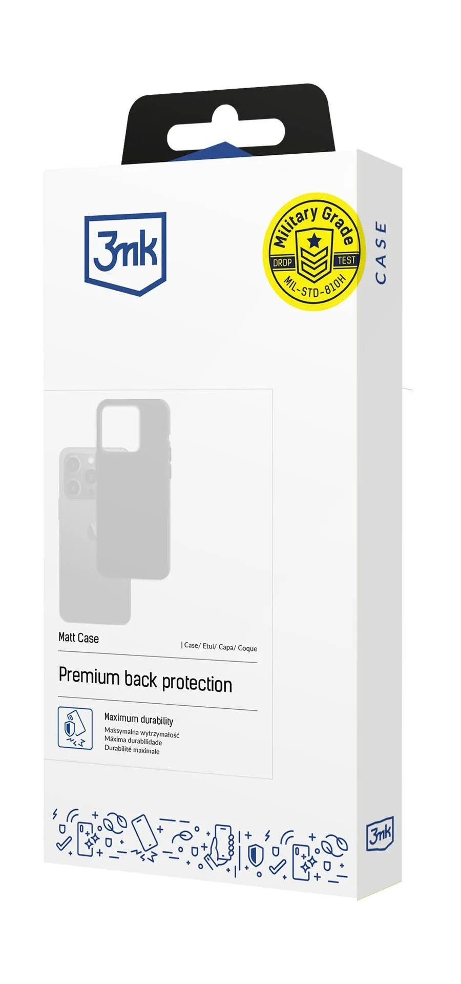 Dėklas 3mk Matt Case Xiaomi 17T juodas
