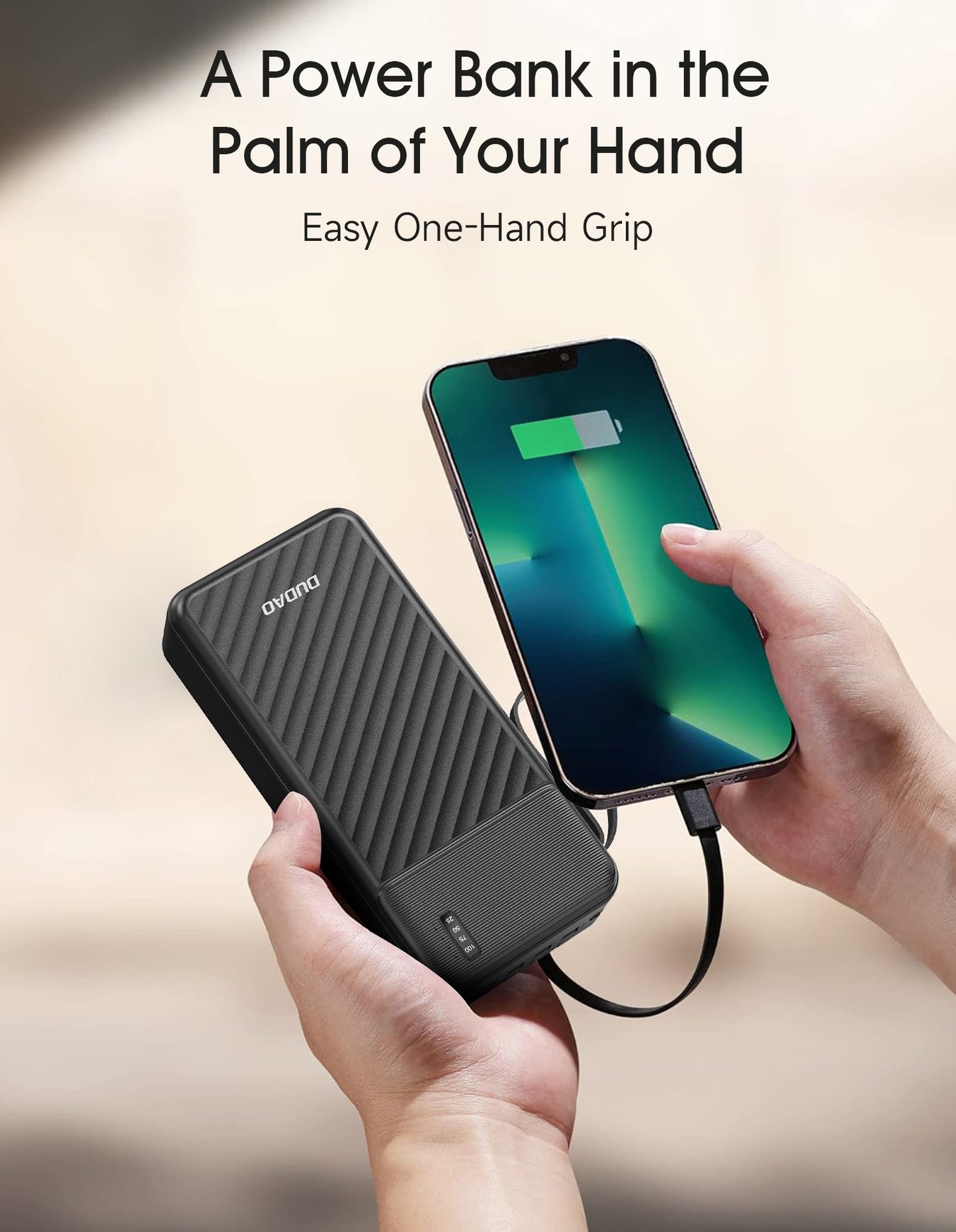 Išorinė baterija Power Bank Dudao K11 Max 10W 30000mAh juoda