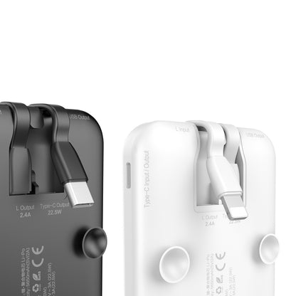 Išorinė baterija Power Bank Dudao K15 22.5W 10000mAh juoda