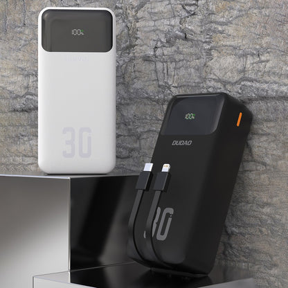 Išorinė baterija Power Bank Dudao K15 Max 22.5W 30000mAh juoda
