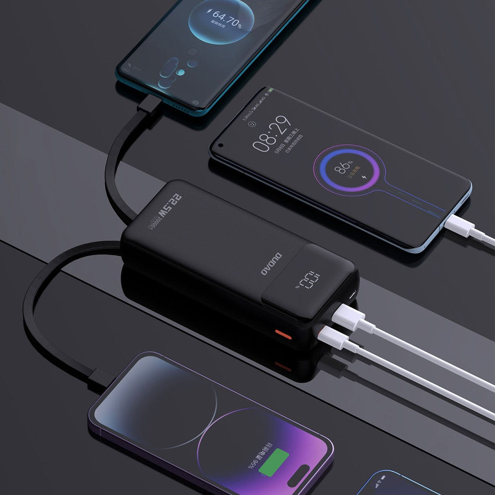 Išorinė baterija Power Bank Dudao K15 Pro 22.5W 20000mAh juoda