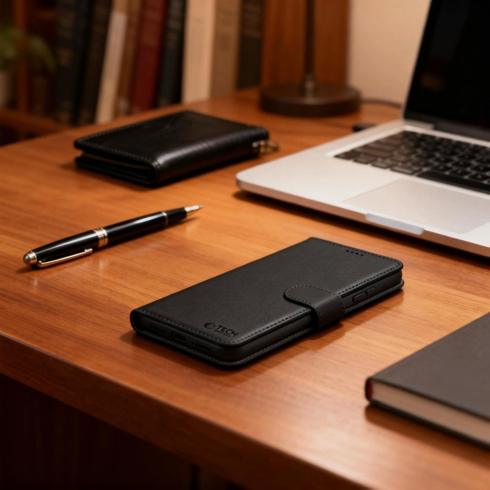 Dėklas Tech-Protect Wallet Xiaomi 17T Pro juodas