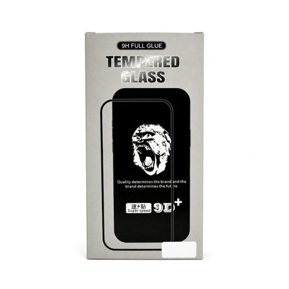 LCD apsauginis stikliukas 9D Gorilla Apple iPhone 15 juodas (10 vnt. rinkinys)