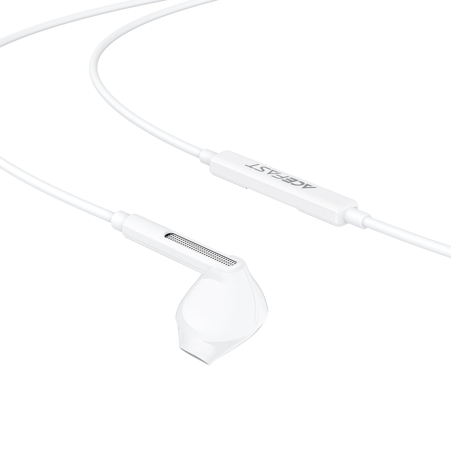 Ausinės Acefast L13 USB-C baltos