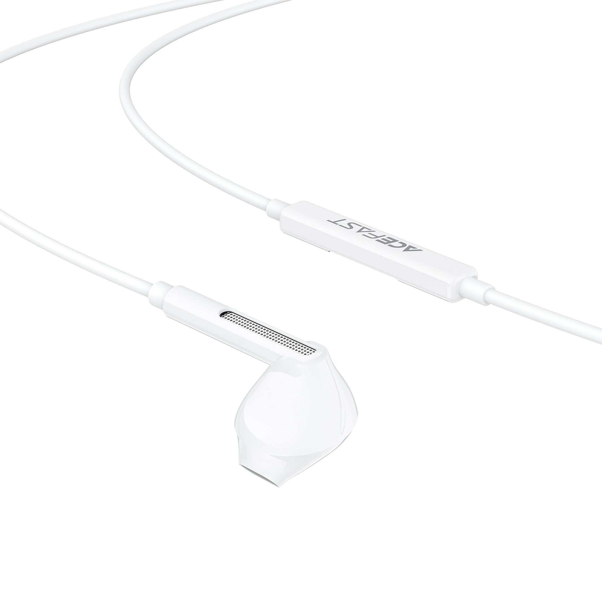 Ausinės Acefast L13 USB-C baltos