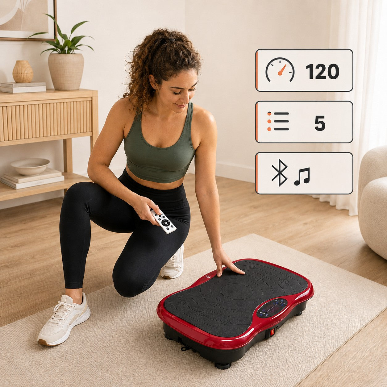 Vibro treniruoklis Reach AC-513 raudonas