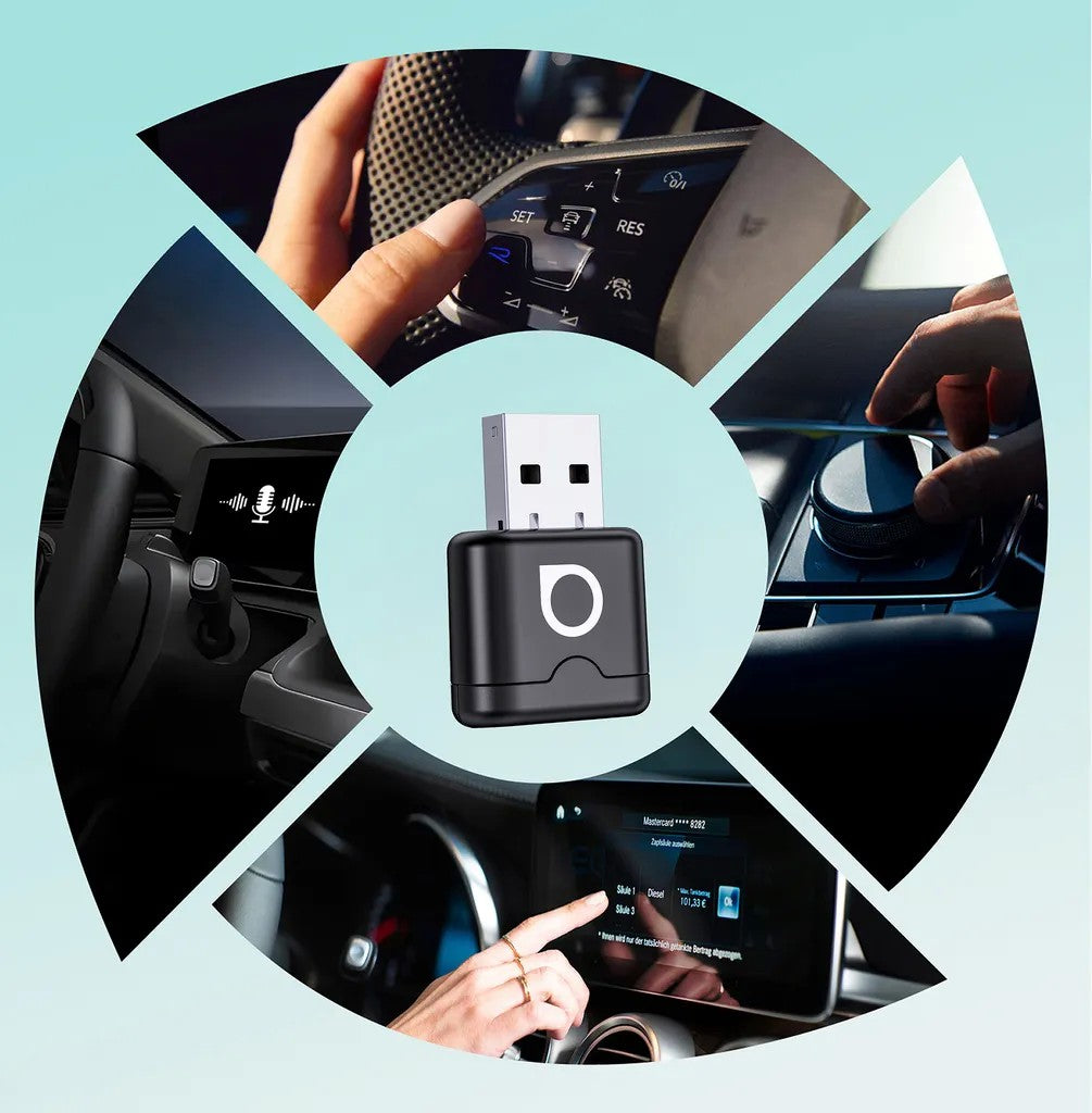 Belaidis CarPlay/Android Auto adapteris Ottocast Mini Aura juodas CA530-T
