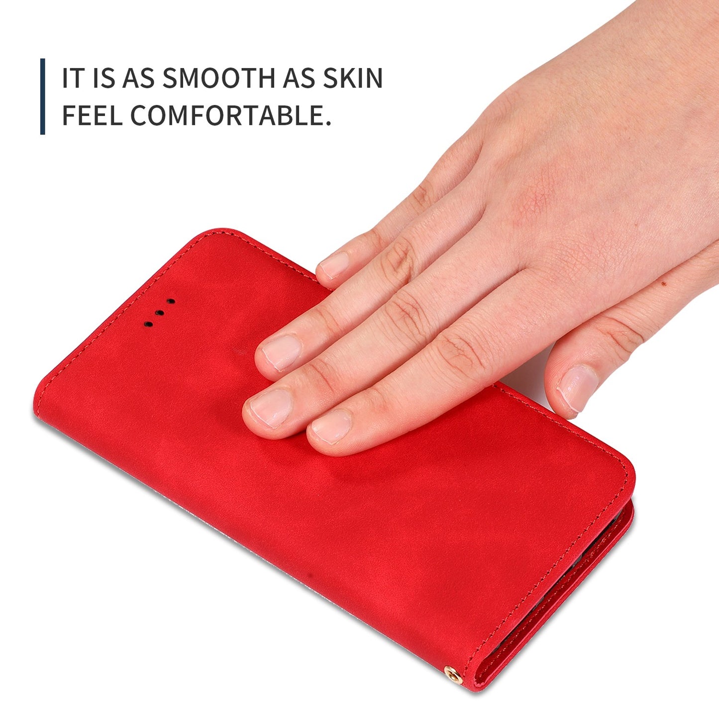 Dėklas Business Style Xiaomi Redmi A7 4G raudonas