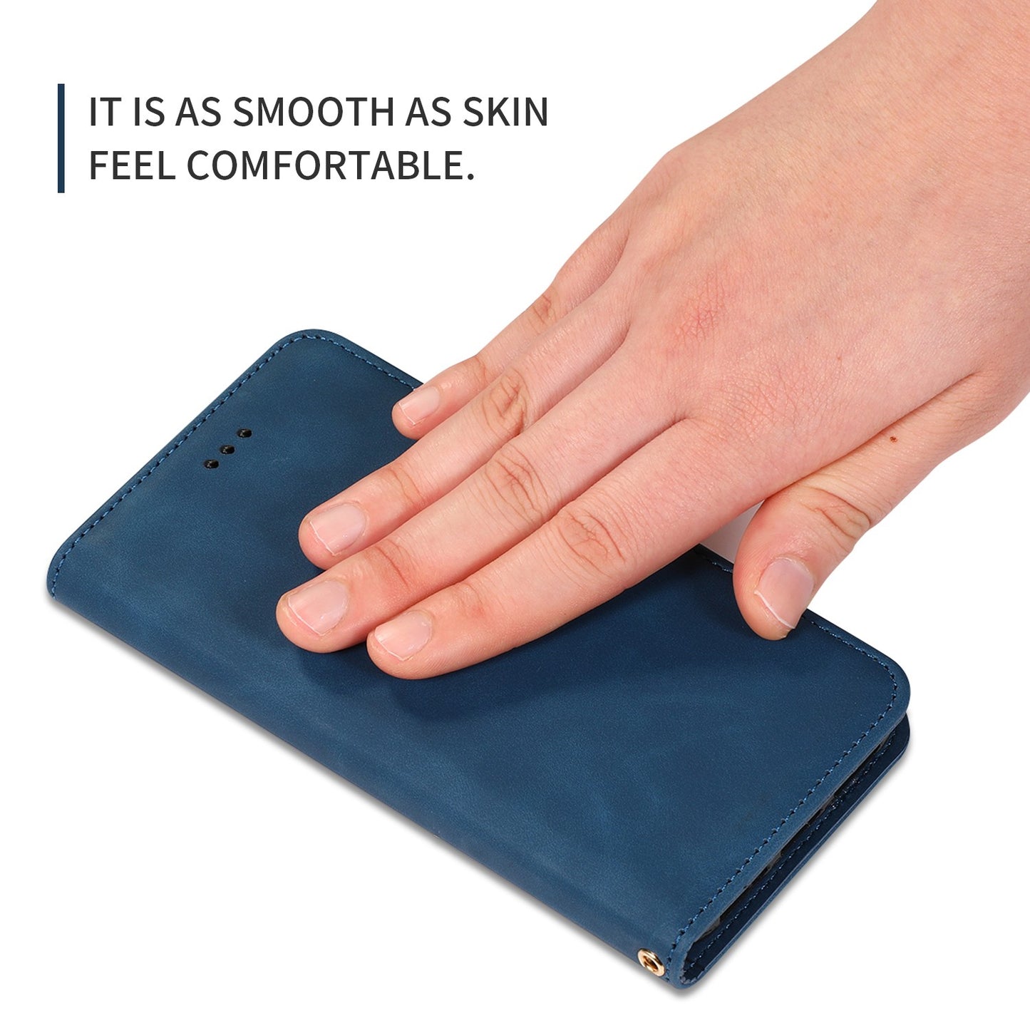 Dėklas Business Style Xiaomi Redmi A7 4G tamsiai mėlynas