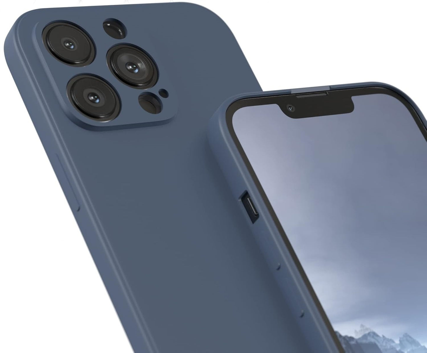 Dėklas Liquid Silicone 1.5mm Samsung S741 S26 FE tamsiai mėlynas