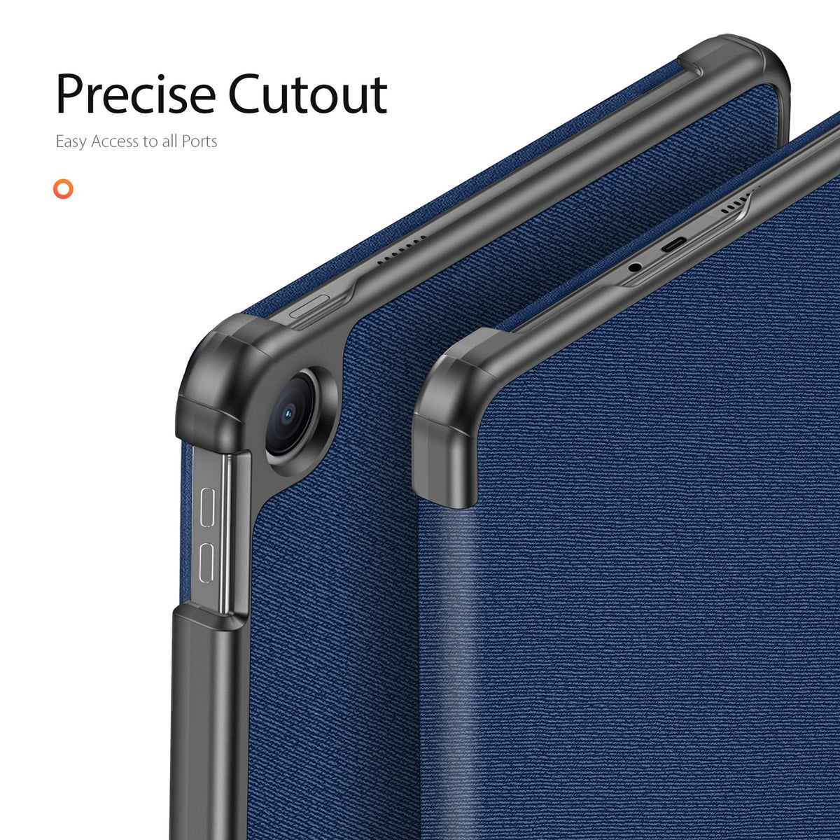 Dėklas Dux Ducis Domo Xiaomi Redmi Pad 2 SE 9.7 tamsiai mėlynas