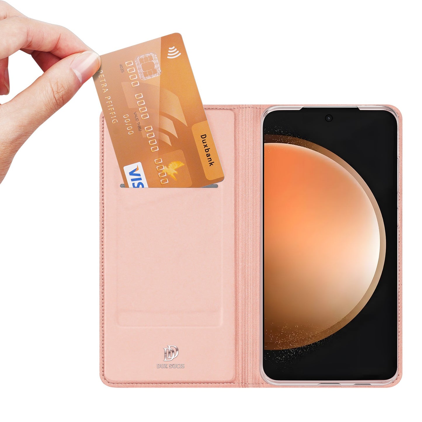 Dėklas Dux Ducis Skin Pro Samsung S741 S26 FE rožinio aukso