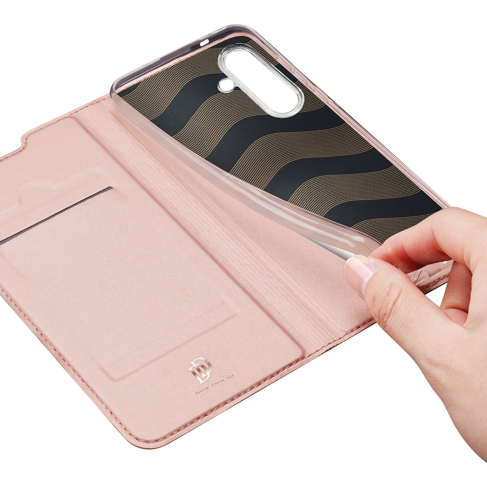 Dėklas Dux Ducis Skin Pro Samsung S741 S26 FE rožinio aukso