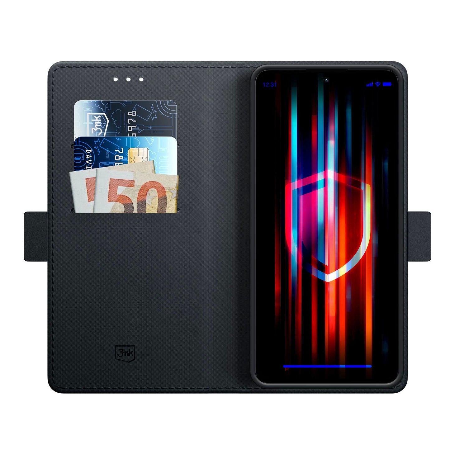 Dėklas 3mk Wallet Case Xiaomi 17T juodas